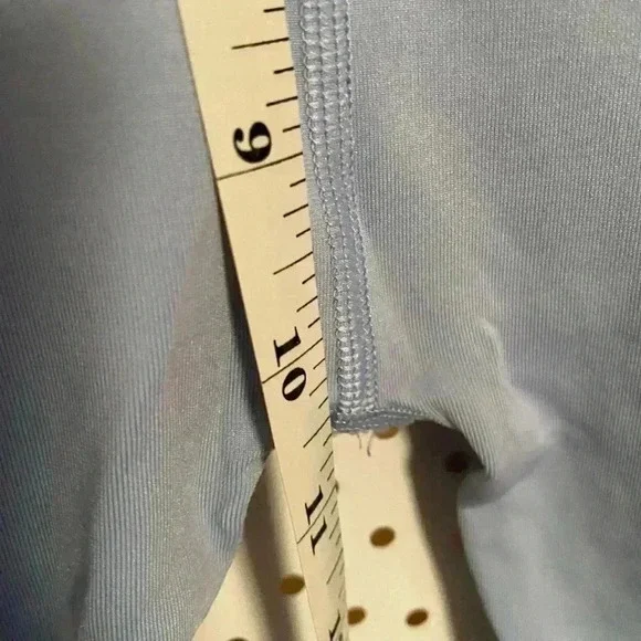 ALO Yoga Sky Blue Textured High-Waist Leggings - Picture 5 of 9